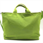Prada Canvas 2-Way Bag Vivid Green Bag — view 3