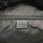 Gucci Guccissima Sherry Line Leather Backpack Black Travel Bag — view 9