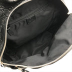 Gucci Guccissima Sherry Line Leather Backpack Black Travel Bag — view 8