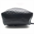 Gucci Guccissima Sherry Line Leather Backpack Black Travel Bag — view 3