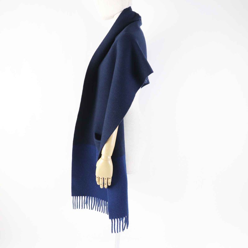 Hermes S 100% Cashmere Silk With Pocket Lining Allumette — view 5