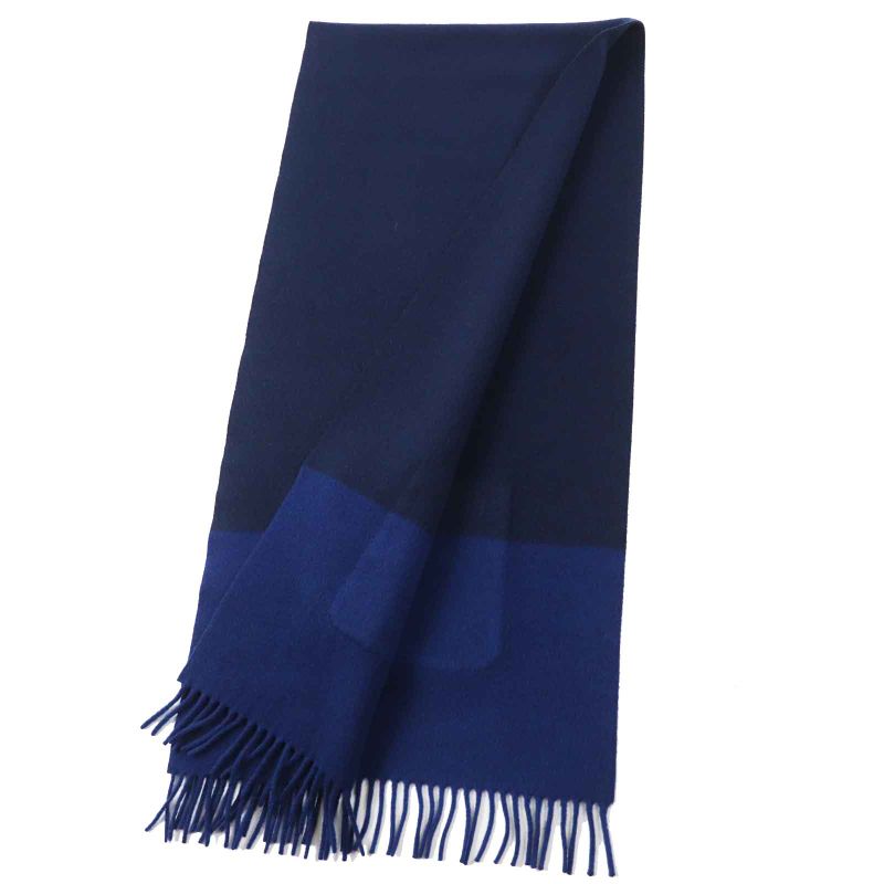 Hermes S 100% Cashmere Silk With Pocket Lining Allumette — view 3