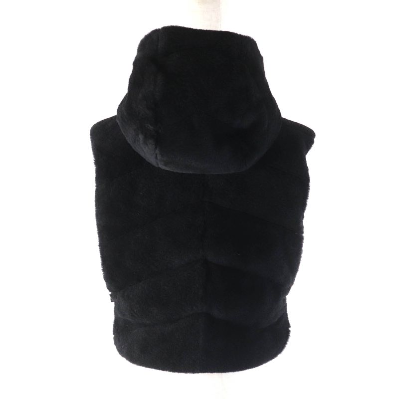 Hermes 24 AW 4 H1233 df Reversible With Serie Patch Leather Lamb Fur Down — view 7