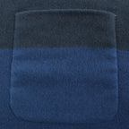 Hermes S Allumet Pocket 100% Cashmere Marine Cobalt Leather Tag Fringe — view 6