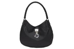 Dior Trotter Shoulder Bag Canvas Black Silver