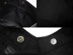 Dior Trotter Shoulder Bag Canvas Black Silver — view 8