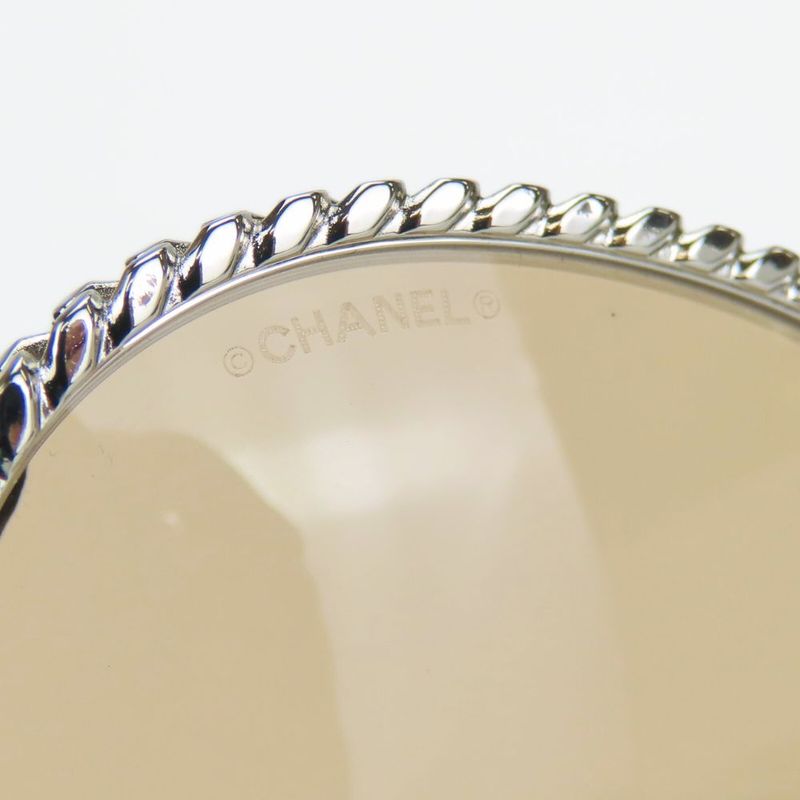 Chanel Sunglasses 4242 Pant Shape Metal Brownish Silver Chain 5517 135 — view 5
