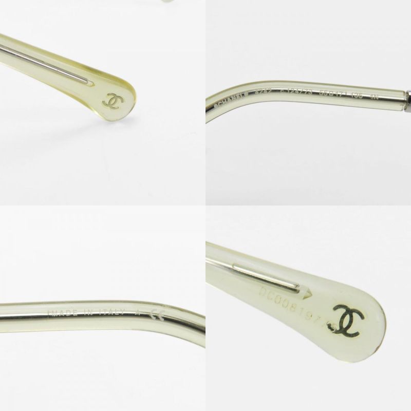 Chanel Sunglasses 4242 Pant Shape Metal Brownish Silver Chain 5517 135 — view 8