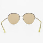 Chanel Sunglasses 4242 Pant Shape Metal Brownish Silver Chain 5517 135 — view 4