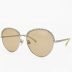 Chanel Sunglasses 4242 Pant Shape Metal Brownish Silver Chain 5517 135 — view 2