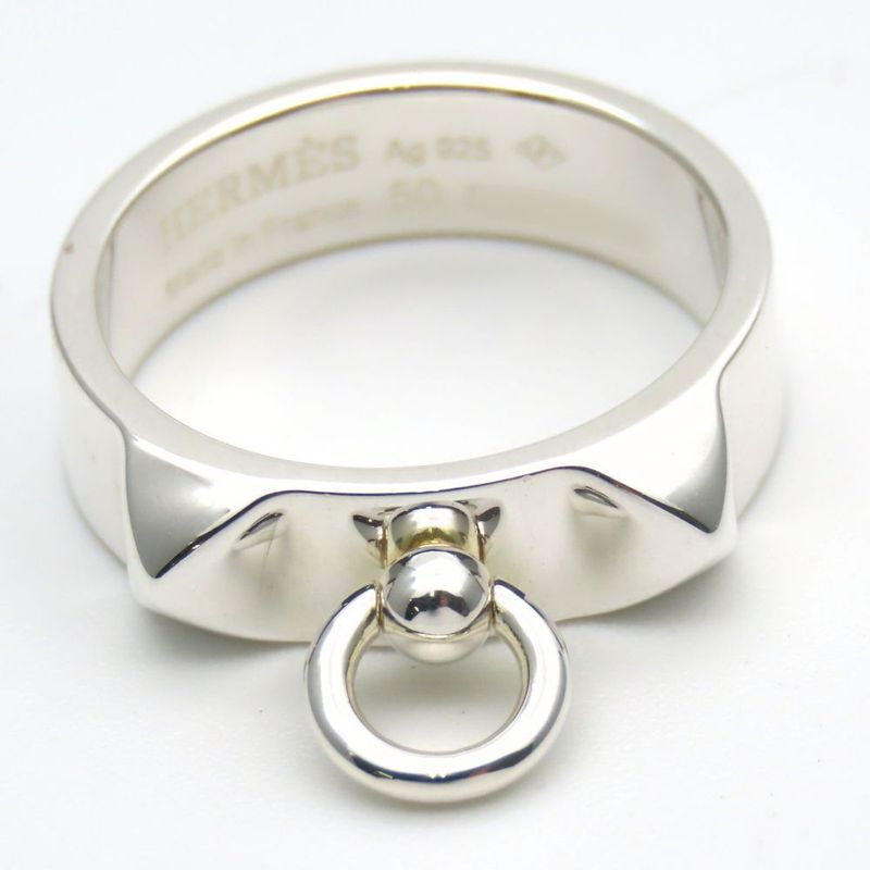 Hermes Ring Collier De Chien PM 50 Silver 925 4.6 g — view 4