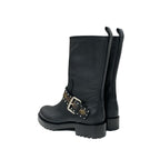 Louis Vuitton Monogram Boots Short Shoes Leather Black Brown Logo Belt — view 4