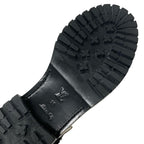 Louis Vuitton Monogram Boots Short Shoes Leather Black Brown Logo Belt — view 8