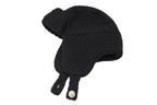 Chanel Chapka Hat Trapper Hat CC Logo Cashmere Silk Black — view 2