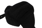 Chanel Chapka Hat Trapper Hat CC Logo Cashmere Silk Black — view 5