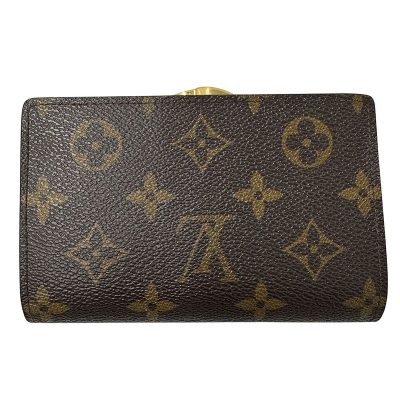Louis Vuitton Wallets Men Brand Bifold Monogram Canvas Portefeuil — view 2