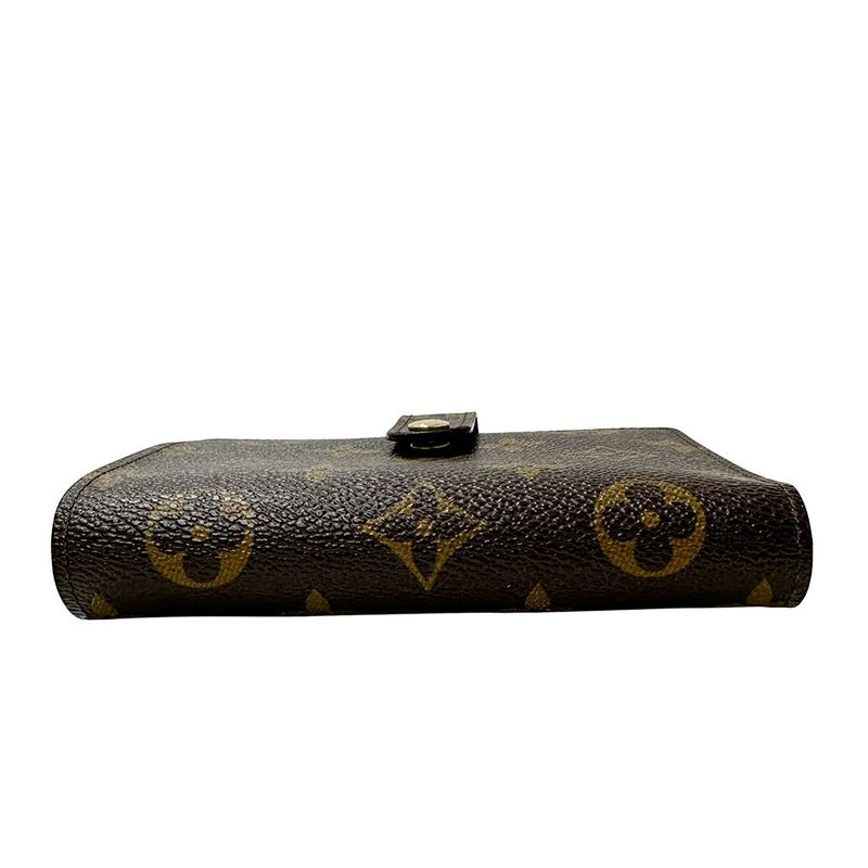 Louis Vuitton Wallets Men Brand Bifold Monogram Canvas Portefeuil — view 3