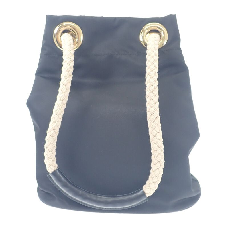 Prada Mariner Small Bucket Bag 1 Be082 Shoulder Nylon Black Logo — view 3