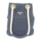 Prada Mariner Small Bucket Bag 1 Be082 Shoulder Nylon Black Logo — view 2