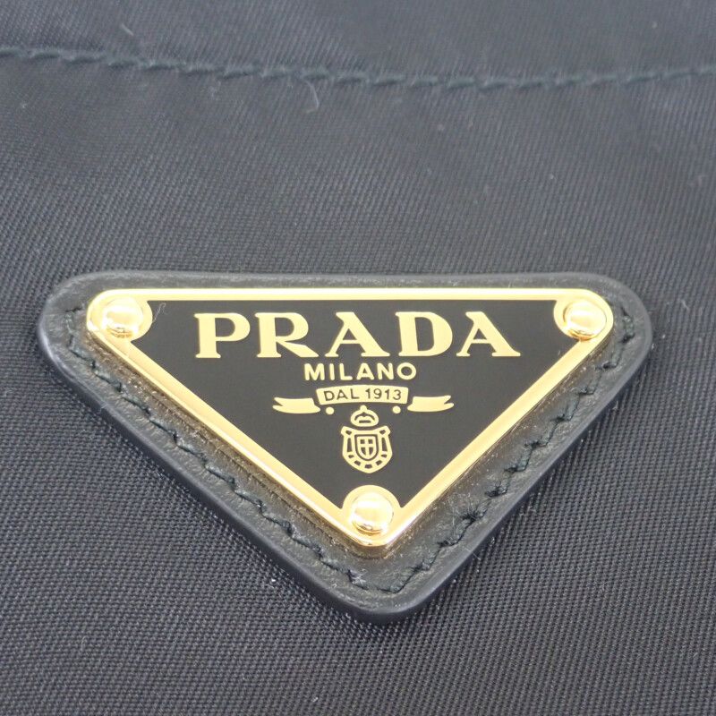 Prada Mariner Small Bucket Bag 1 Be082 Shoulder Nylon Black Logo — view 7