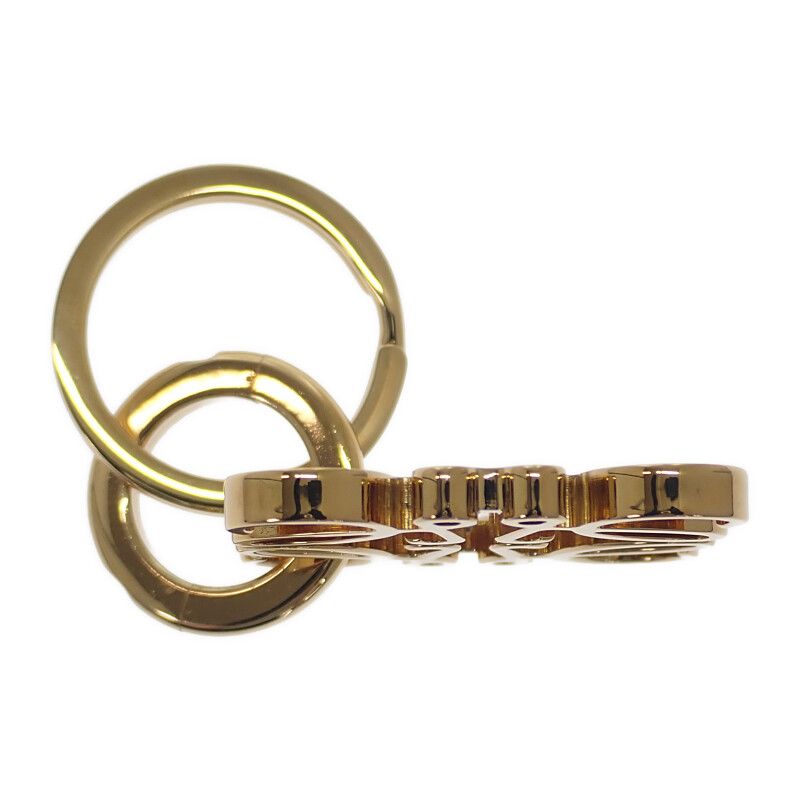 Loewe Anagram Key Ring 111.25.203 Holder Metal Gold — view 4