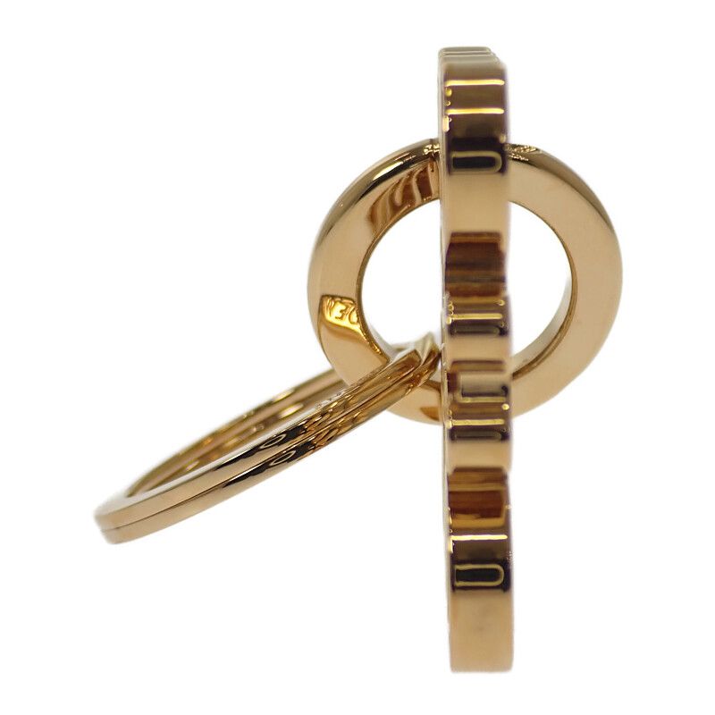 Loewe Anagram Key Ring 111.25.203 Holder Metal Gold — view 3