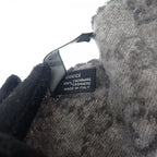 Gucci GG Pattern Scarf Cashmere Gray — view 4