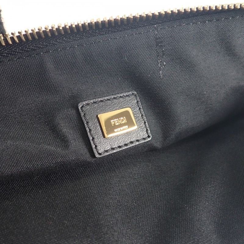 Fendi Flat Pouch Large 8 N0178 Aehr Clutch Bag Calf Pink Men — view 6