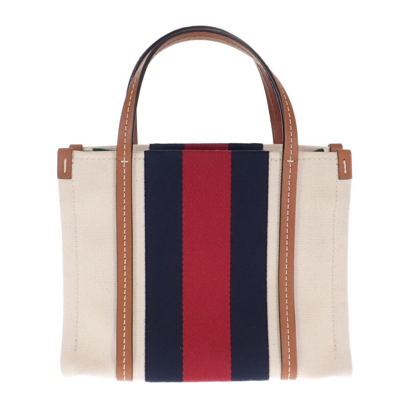 Gucci Interlocking G Mini Tote Bag 2-Way Shoulder Canvas Leather — view 3