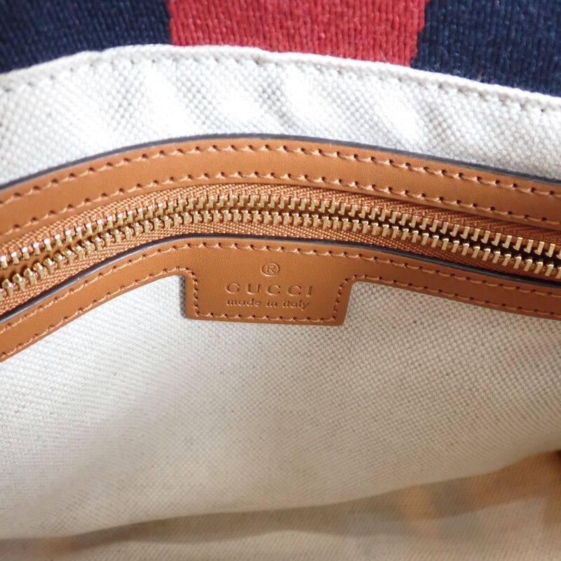 Gucci Interlocking G Mini Tote Bag 2-Way Shoulder Canvas Leather — view 8