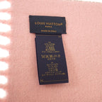 Louis Vuitton Flight Mode Mahina Scarf Cashmere Wool Silk Grey Rose — view 3