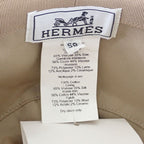 Hermes Harper H Serie Bucket N d158 Hat Cotton Beige — view 4