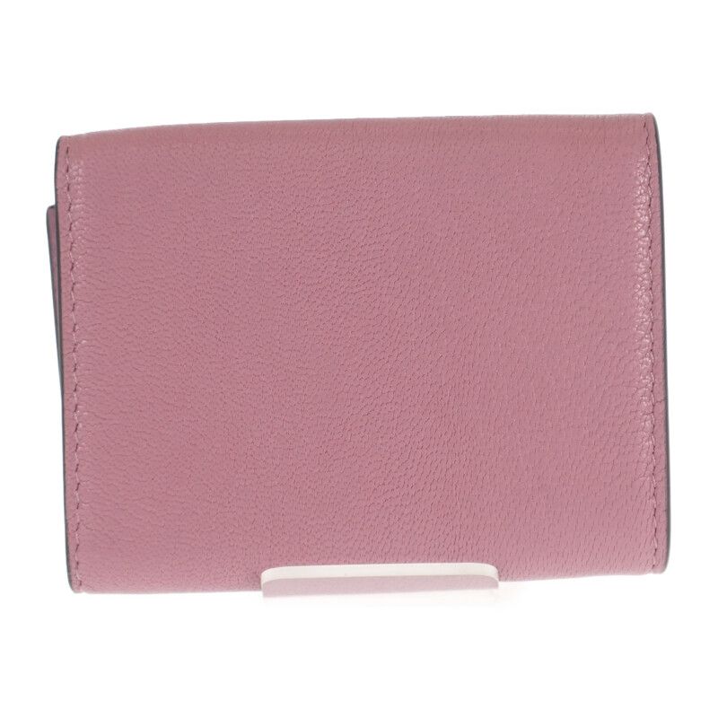 Christian Dior Saddle Compact Wallet S5653 Cceh Trifold Goatskin Lavender — view 3