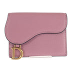 Christian Dior Saddle Compact Wallet S5653 Cceh Trifold Goatskin Lavender — view 2
