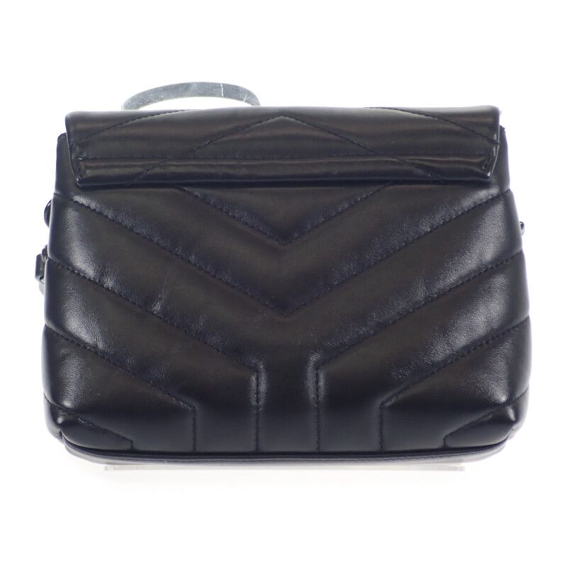 Saint Laurent Lou Loulou Toy Bag dv708 1000 Shoulder Calf Black — view 3