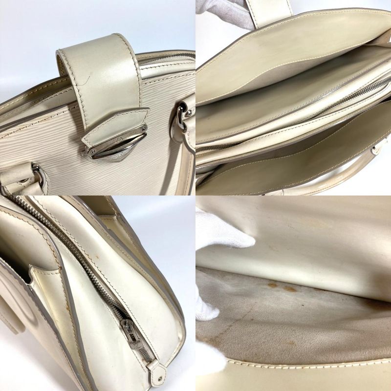 Louis Vuitton Handbag Pont Neuf GM M5904 J Epi Leather Ivoire White — view 8