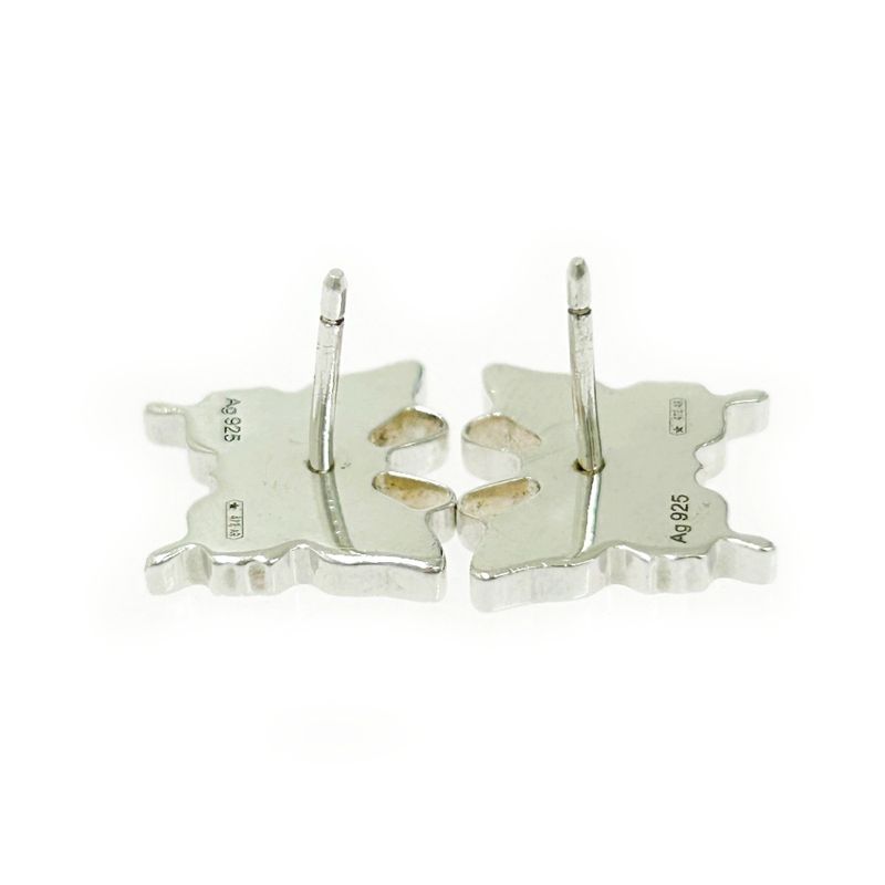 Gucci Silver Butterfly Earrings 3.6 g 925 Engraved — view 8