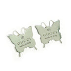 Gucci Silver Butterfly Earrings 3.6 g 925 Engraved — view 4