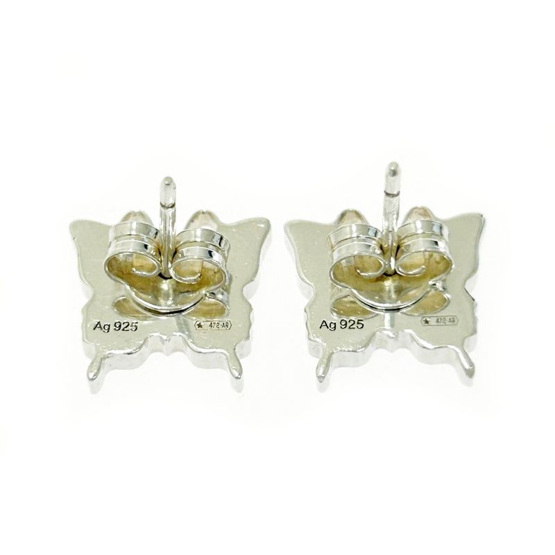 Gucci Silver Butterfly Earrings 3.6 g 925 Engraved — view 5
