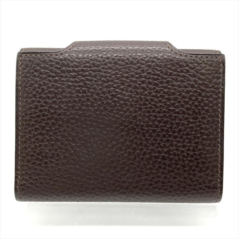 Hermes Iliade Gallop De Compact Wallet Bifold Vache Engraved B Brown — view 2