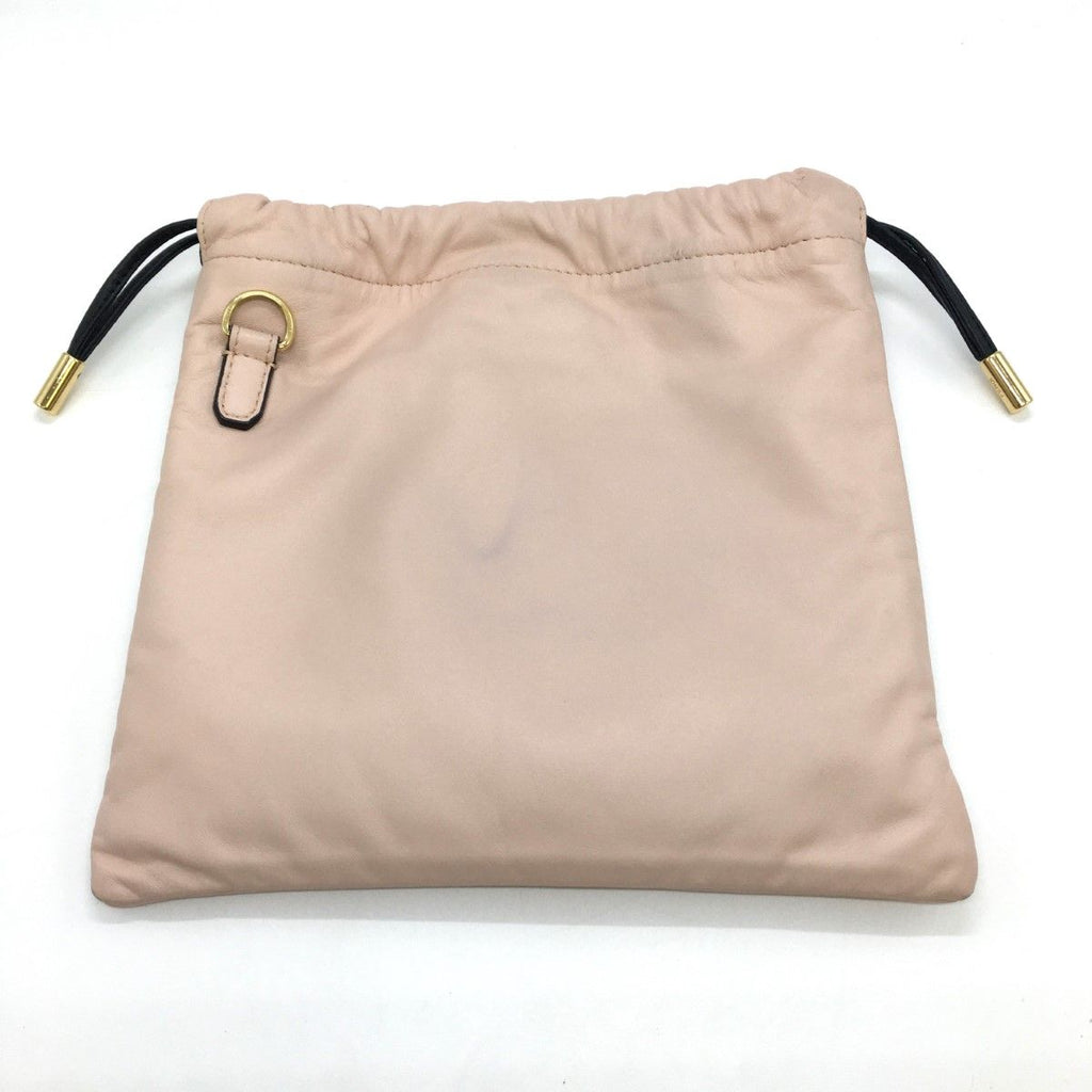 Fendi Slim Clutch Leather 8 Bt337 Pink — view 3