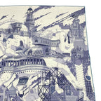 Hermes Carre 90 Scarf Silk Hippopolis UGO Gattoni Ipopolis — view 4