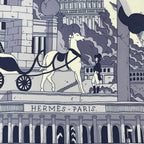 Hermes Carre 90 Scarf Silk Hippopolis UGO Gattoni Ipopolis — view 7