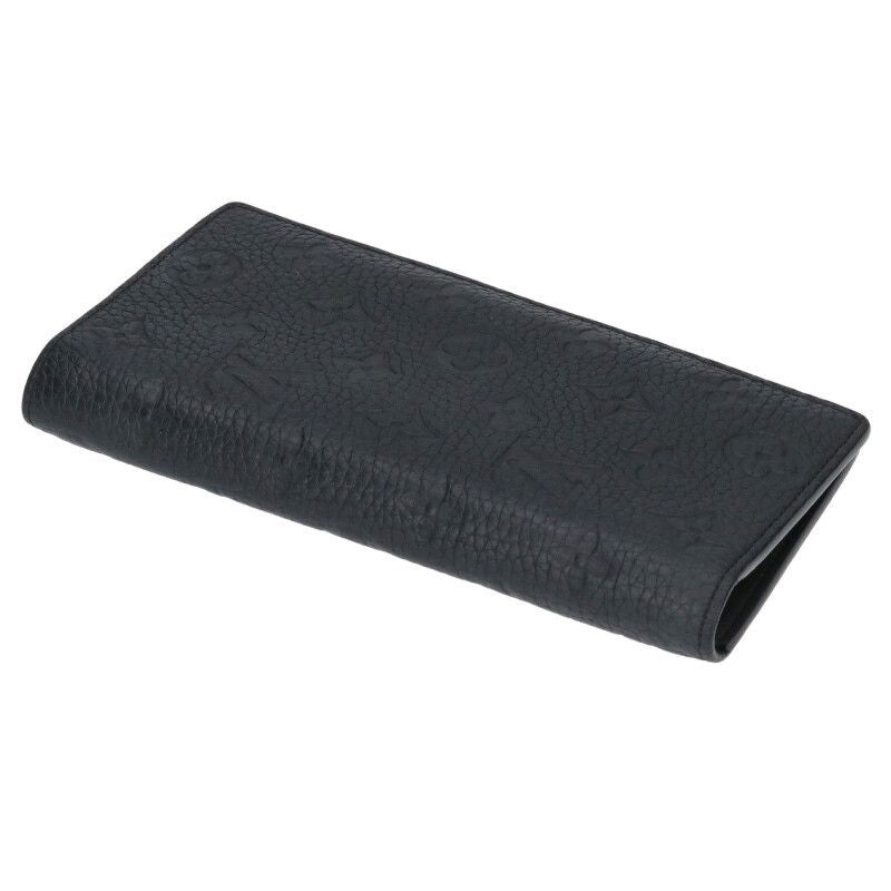 Louis Vuitton Potre Feuille Brazza Monogram Embossed Logo Long Wallet — view 4
