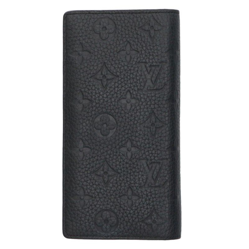 Louis Vuitton Potre Feuille Brazza Monogram Embossed Logo Long Wallet — view 2