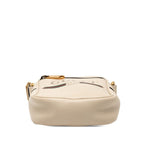 Gucci Logo Print Ivory Leather — view 3