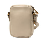 Gucci Logo Print Ivory Leather — view 2