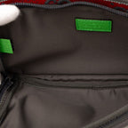 Gucci GG Nylon Body Bag Waist Grey Red Green Rubber — view 4