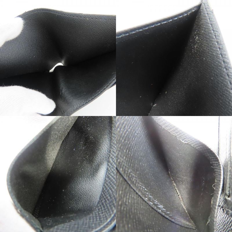 Louis Vuitton Billfold Portefeuille Monogram Eclipse Black Small Fold — view 9