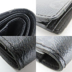 Louis Vuitton Billfold Portefeuille Monogram Eclipse Black Small Fold — view 7